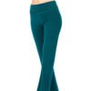 Roll Top Pants - peacock - organic cotton