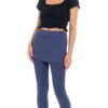Skirted Capris - sapphire- organic cotton