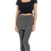 Skirted Capris - grey - organic cotton
