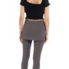 Skirted Capris - grey - organic cotton